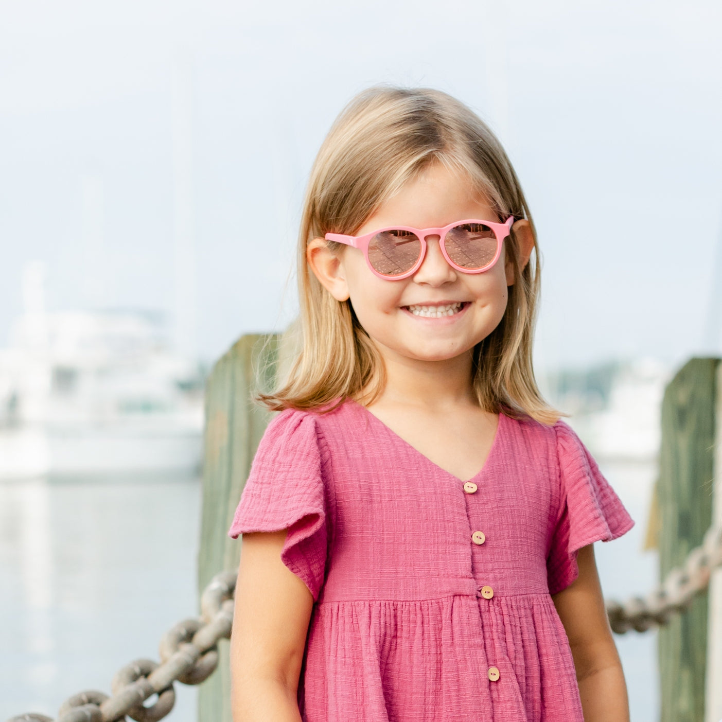 Non-Polarized Keyhole Sunglasses | "The Darling"