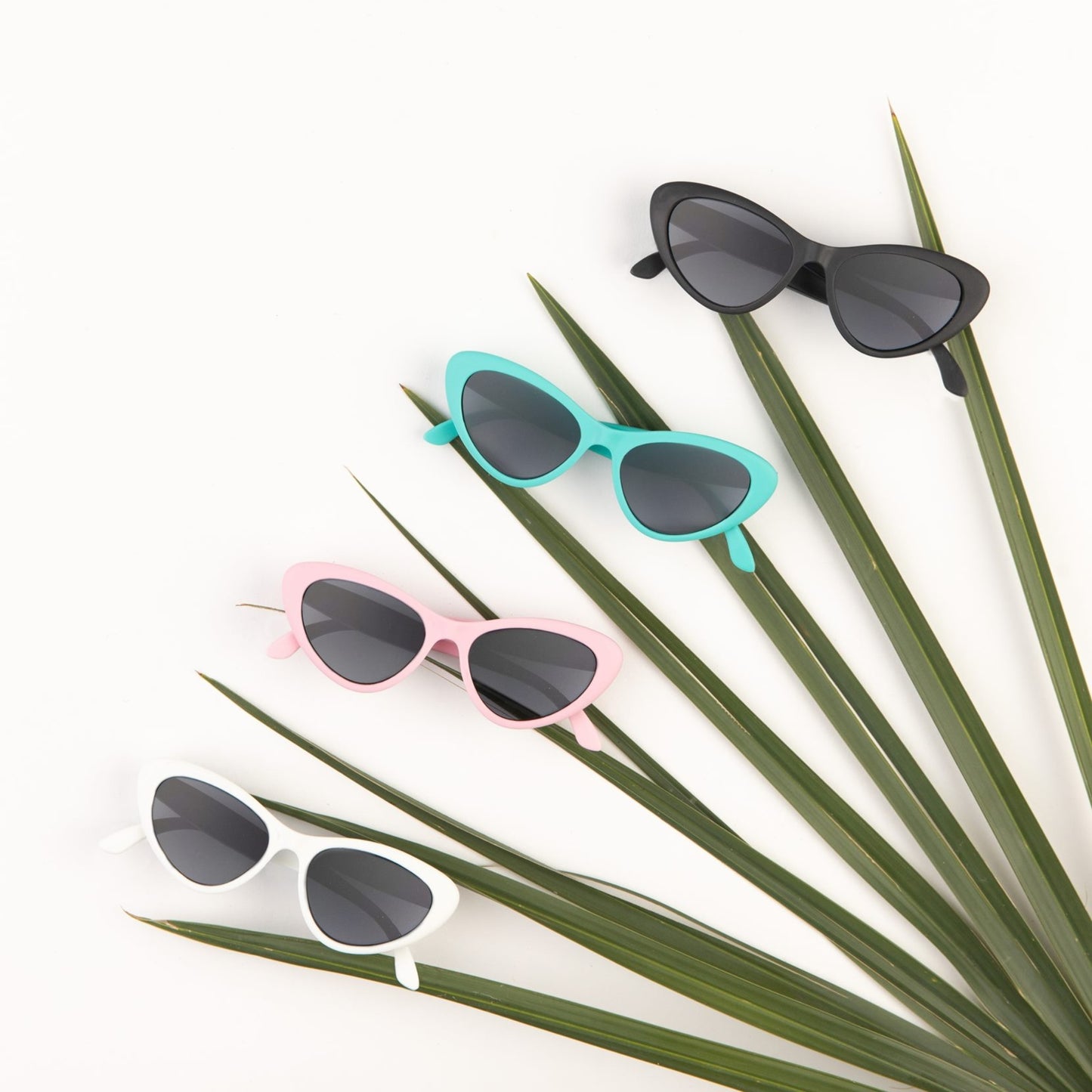 Non-Polarized Cat-Eye Sunglasses | Totally Turquoise