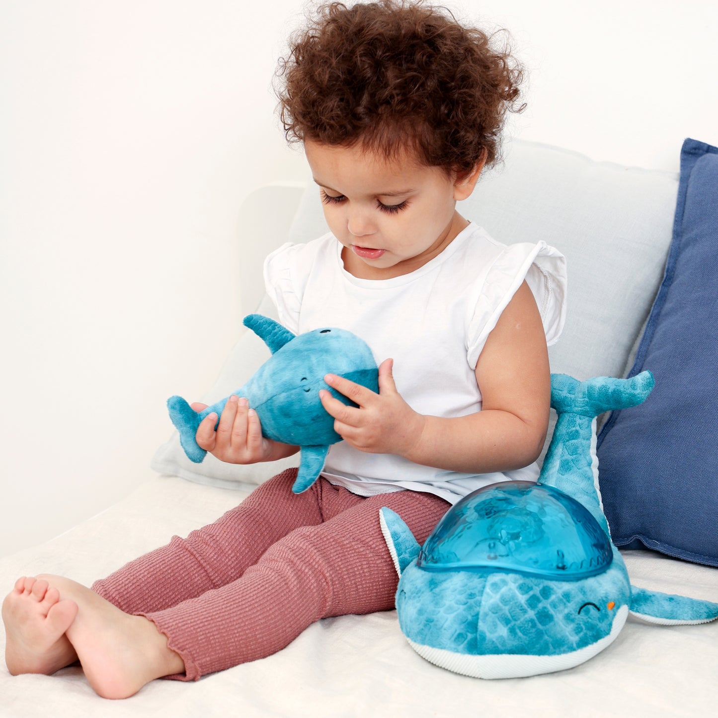 Tranquil Whale | Soothing Projector Nightlight Aqua