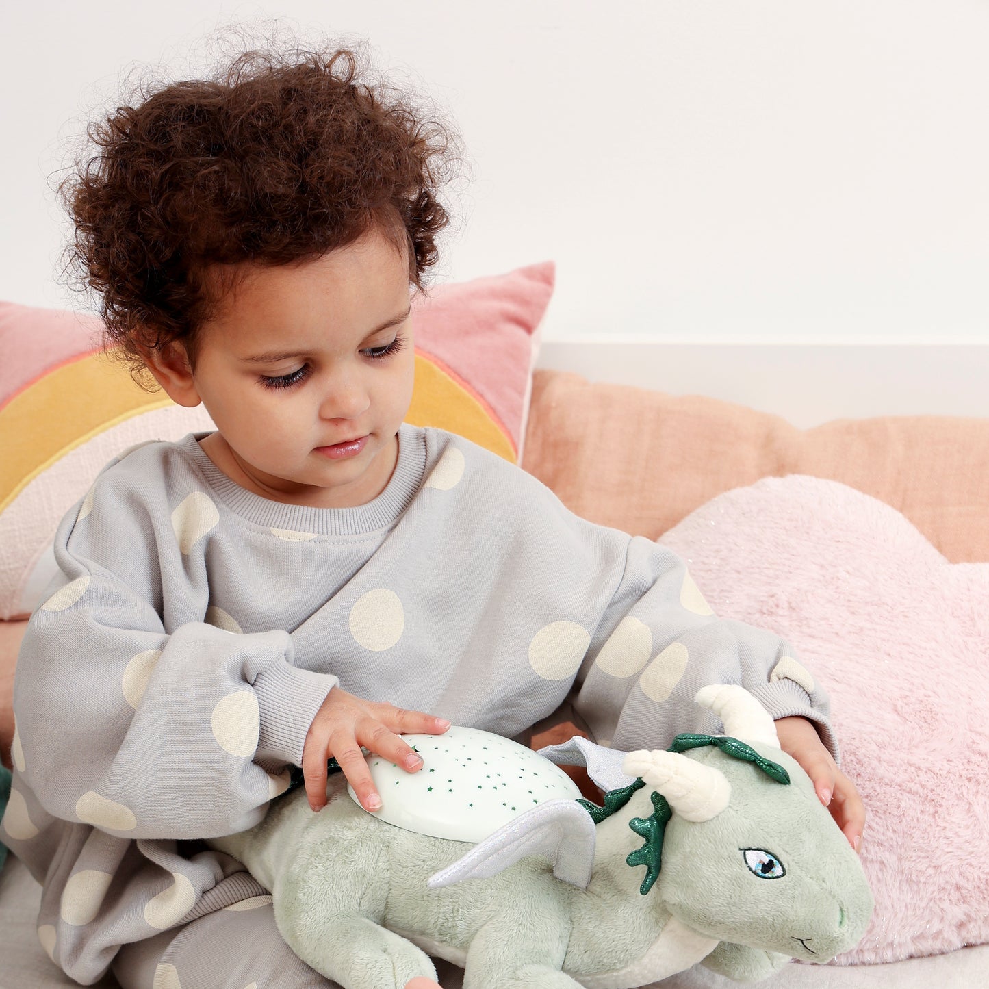 Twilight Buddies | Dragon Plush Projecting Night Light