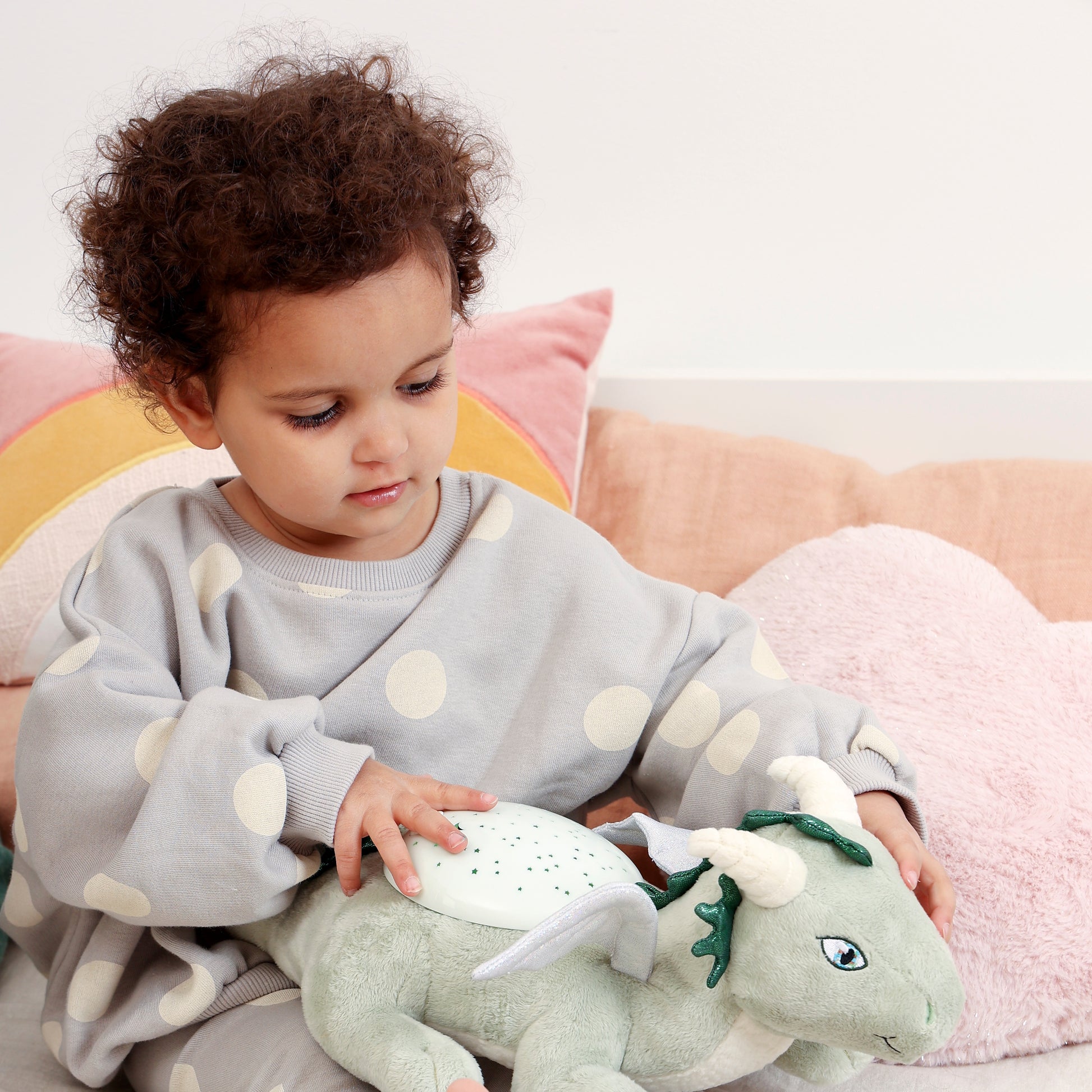 Twilight Buddies | Dragon Plush Projecting Night Light