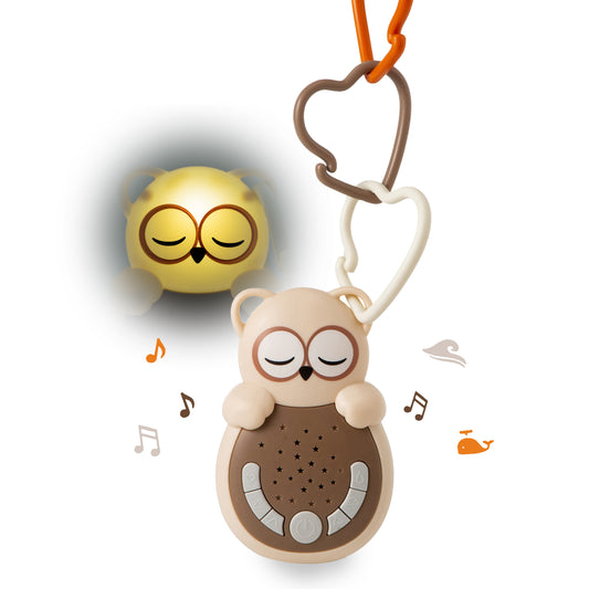 Sweet Dreamz On The Go | Owl Beige Travelling Soothing Sound Machine
