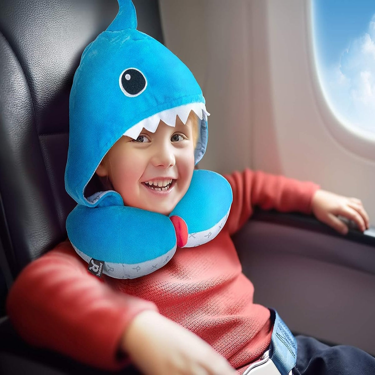 Shark Hoodie Soft Headrest