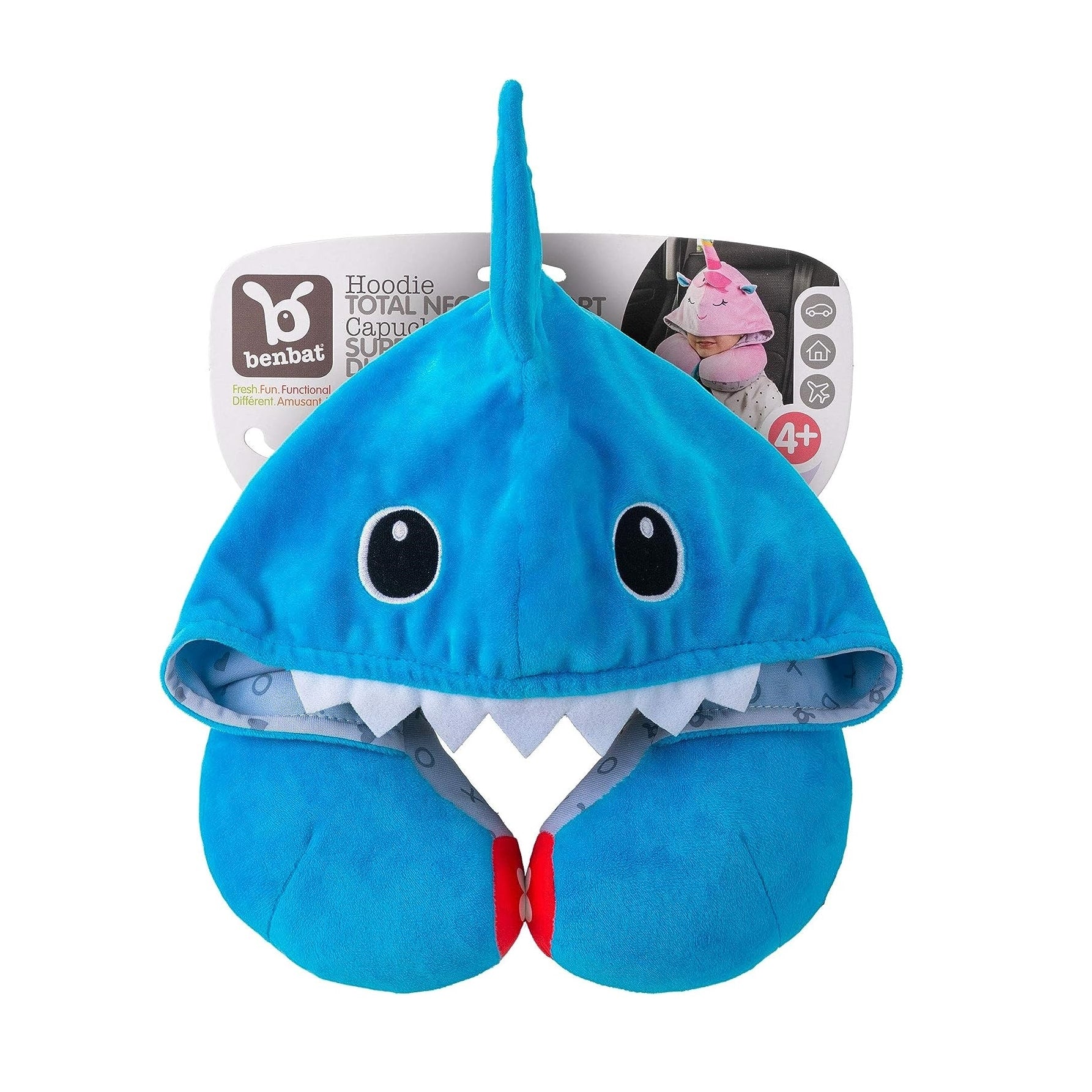 Shark Hoodie Soft Headrest