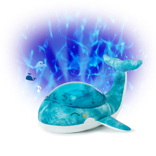Tranquil Whale Nightlight | Rechargeable & Eco-Friendly | Aqua