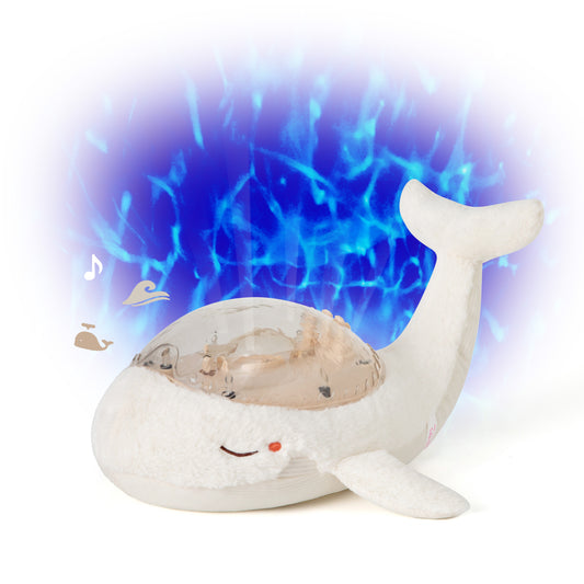Tranquil Whale Nightlight | Rechargeable & Eco-Friendly | White