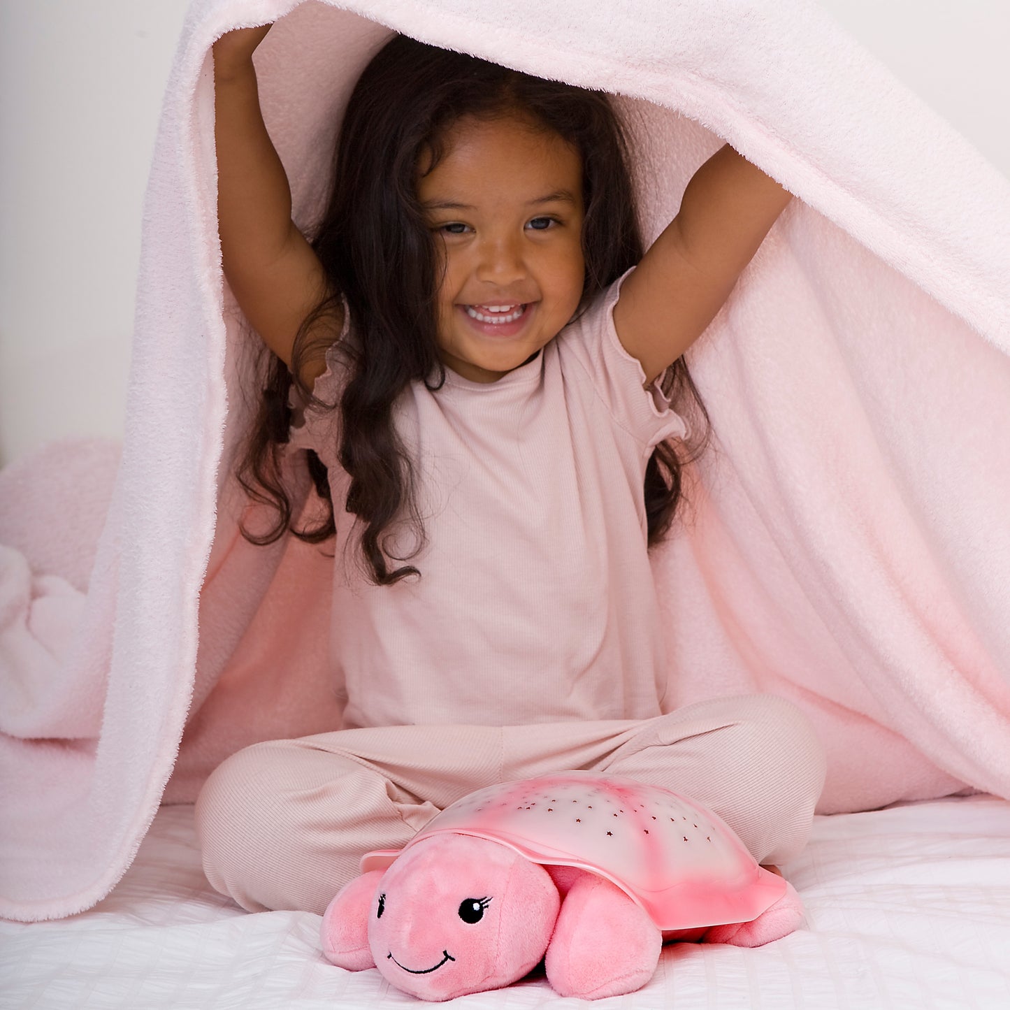Twinkling Twilight Turtle | Pink Star Projector Nightlight