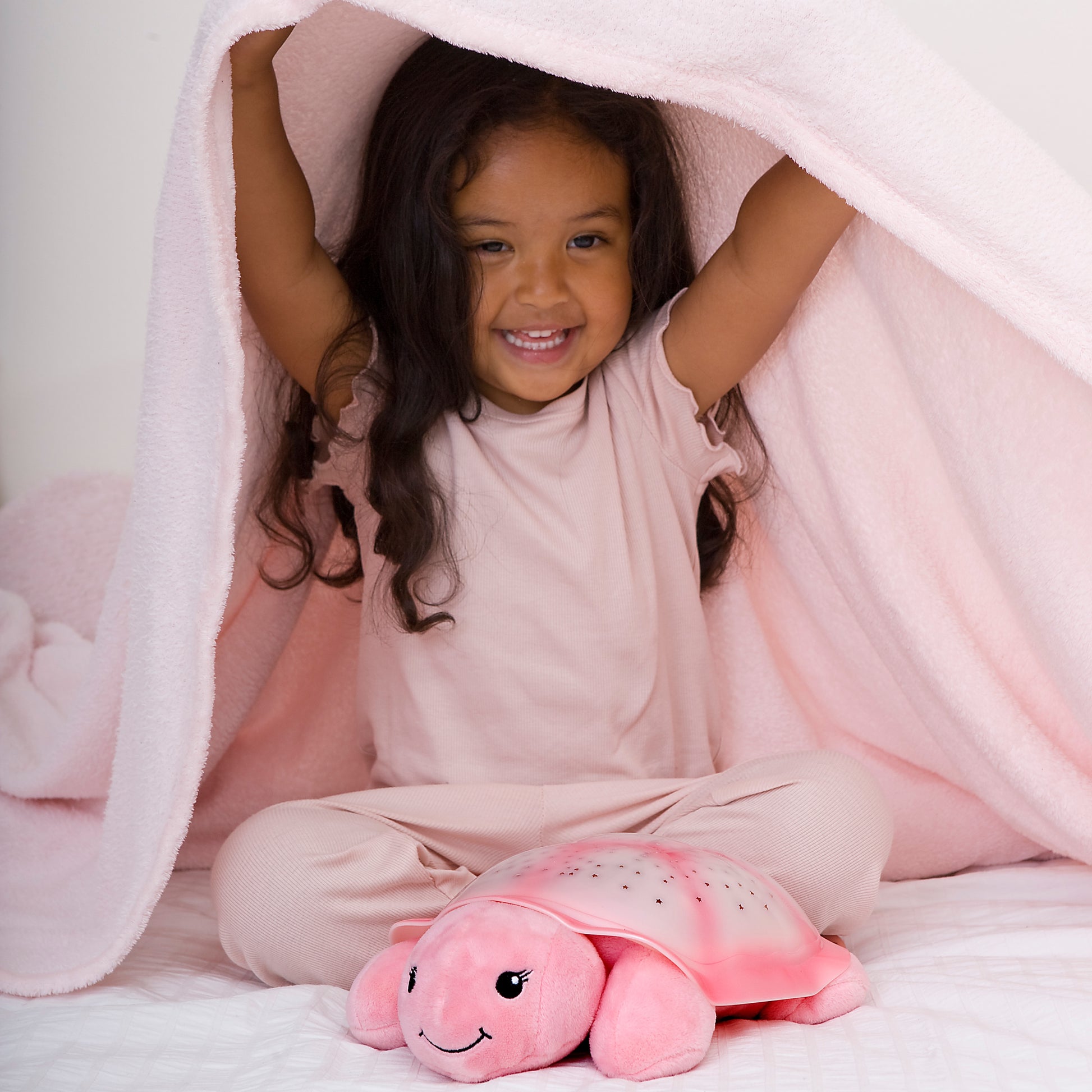 Twinkling Twilight Turtle | Pink Star Projector Nightlight