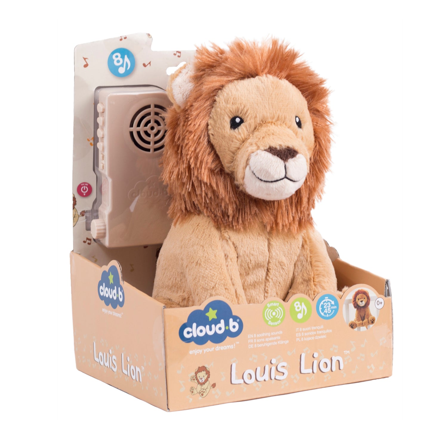 Louis The Lion | Smart Sensor Soothing Sound Machine