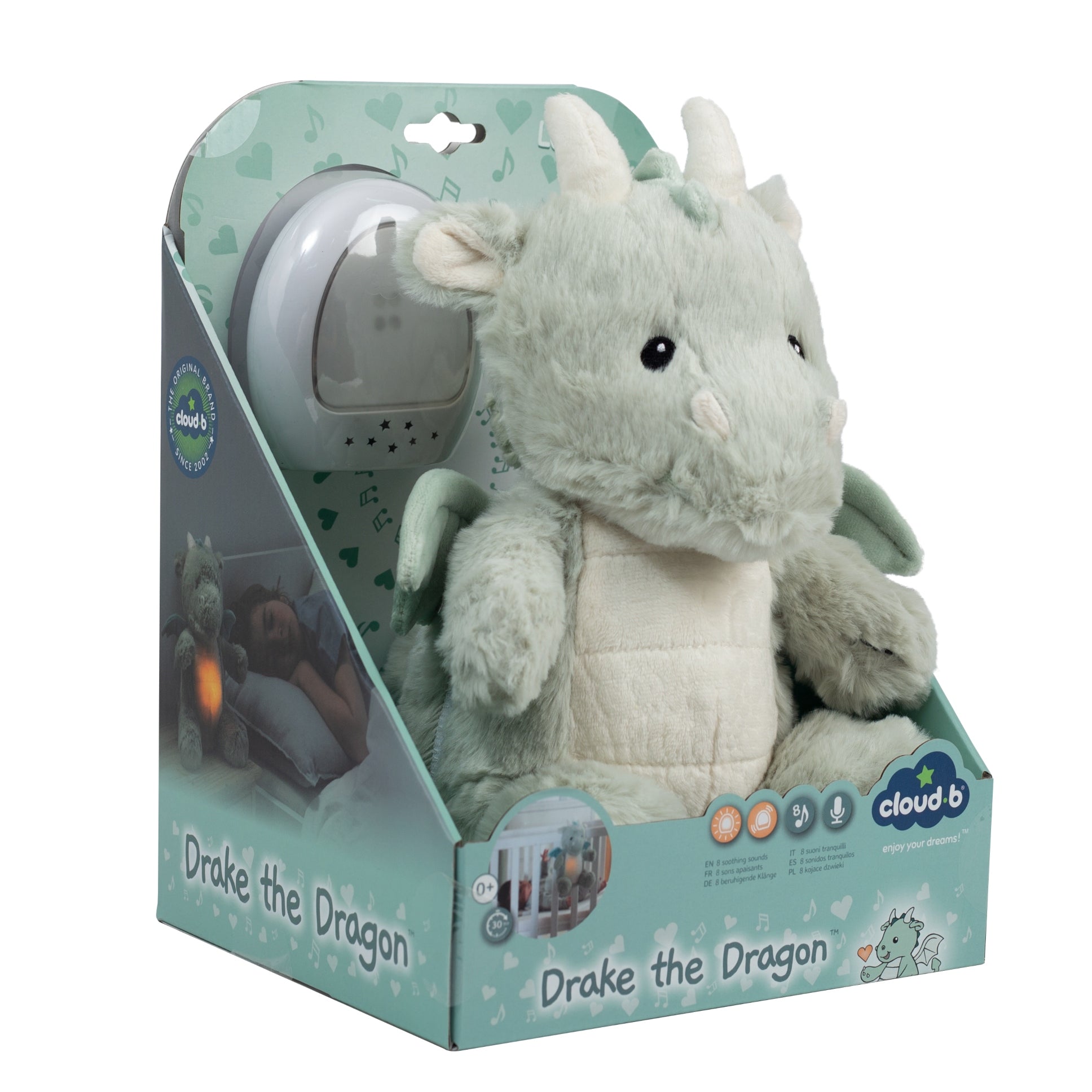Love Light Buddies | Drake The Dragon Soothing Sound Machine