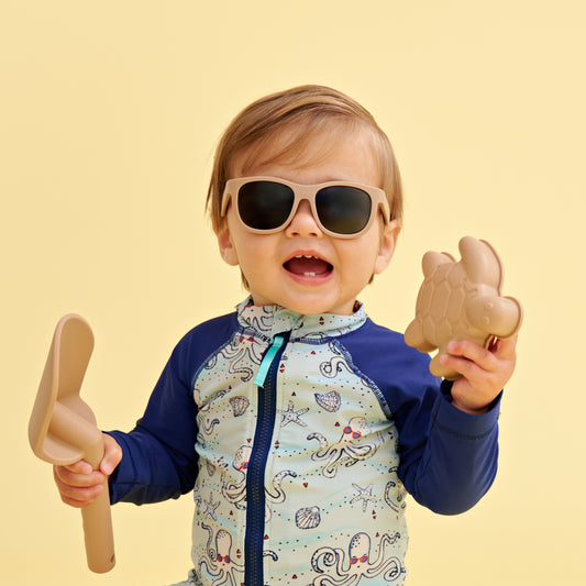 Limited Edition | The Eco-Line Navigator Sunglasses | Soft Sand