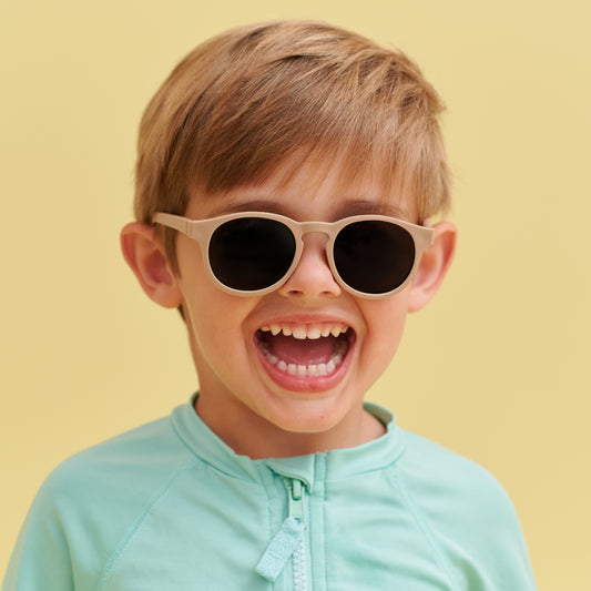 Limited Edition | The Eco-Line Keyhole Sunglasses | Soft Sand