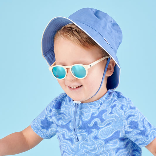 Non-Polarized Keyhole Sunglasses | Sweet Cream