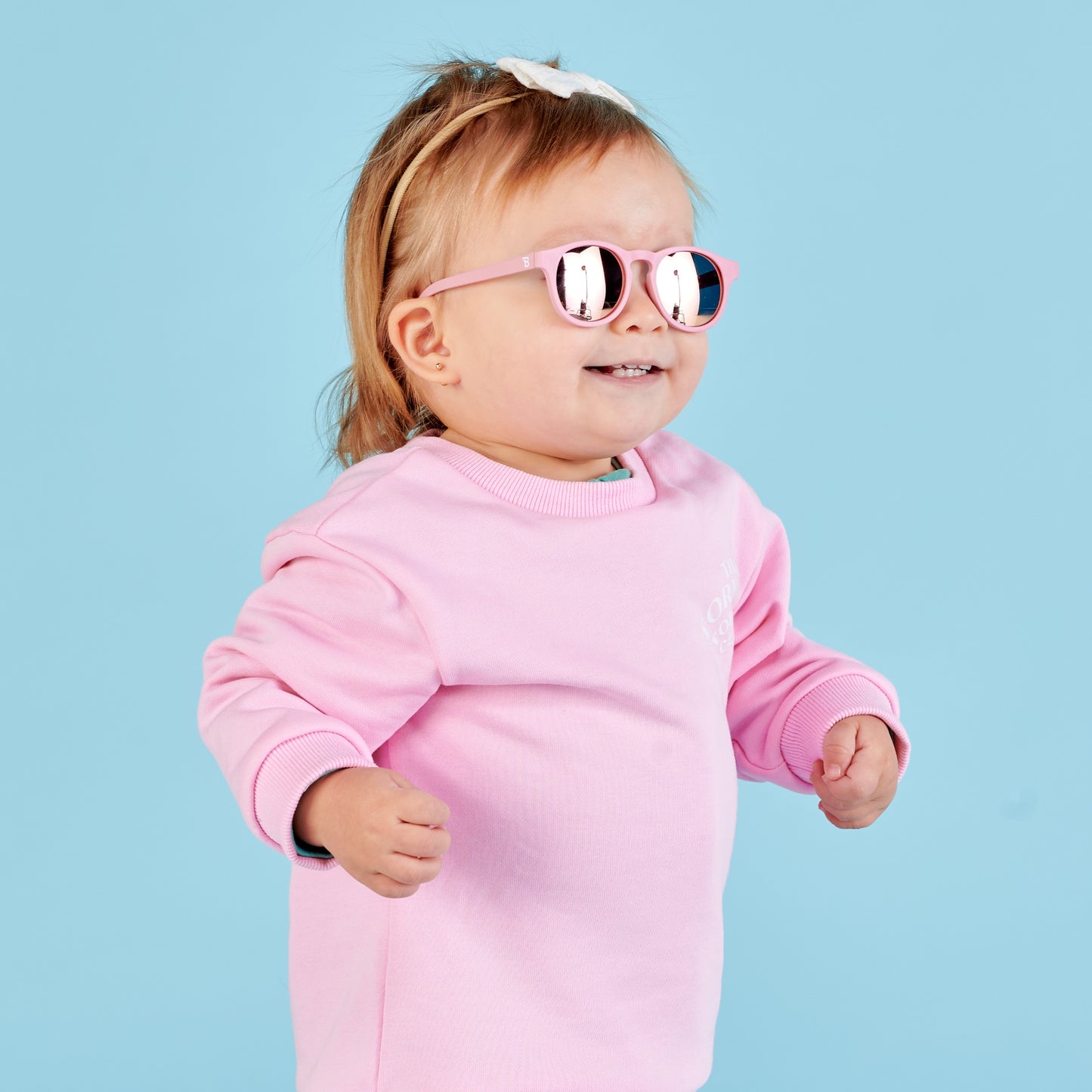 Blue Series Polarized Keyhole Sunglasses | Pretty in Pink