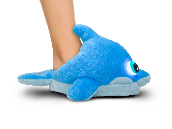 Dolphin Light-Up Slippers