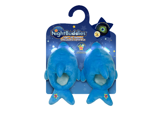 Dolphin Light-Up Slippers