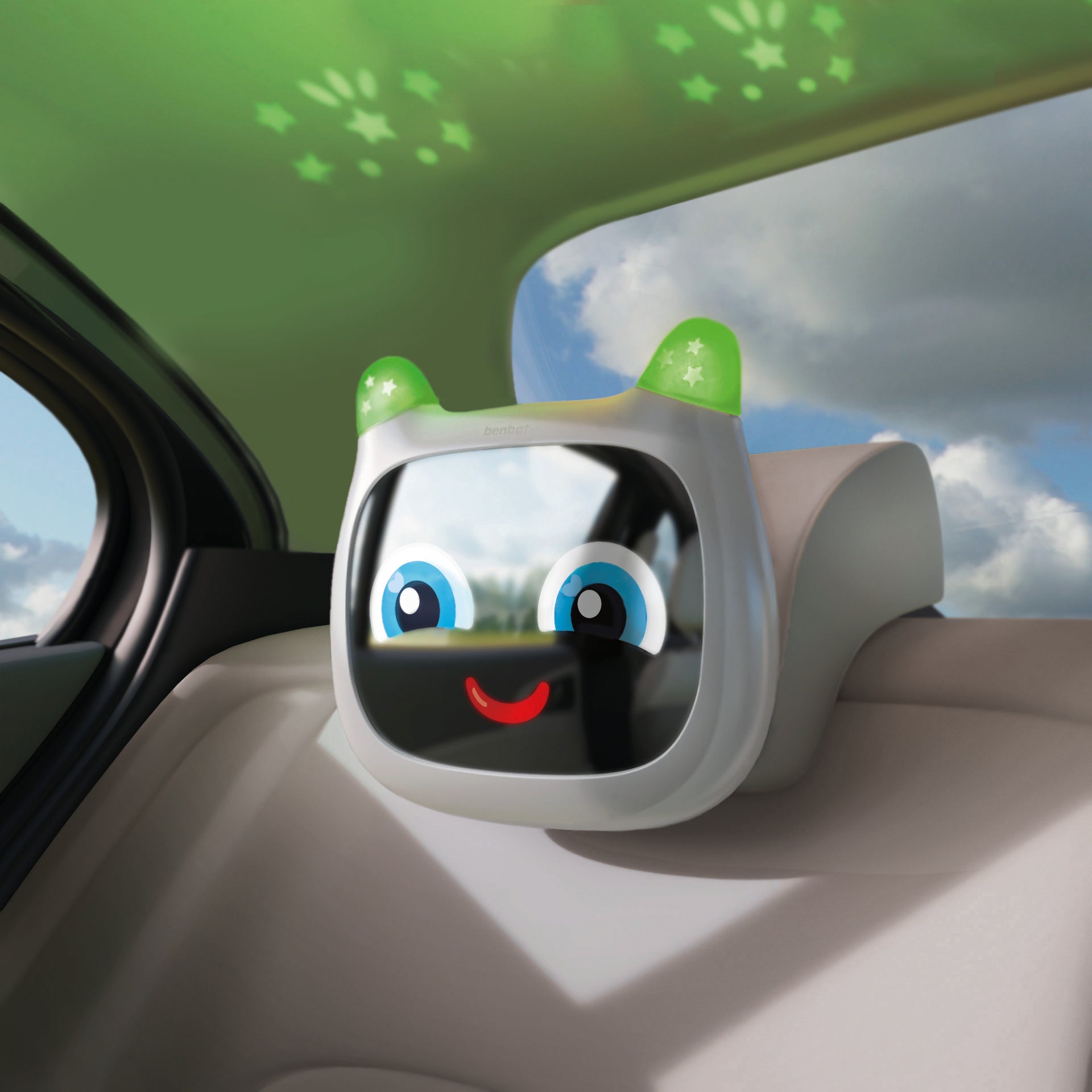 Hope Car Mirror & Projector | Gainsboro Gray