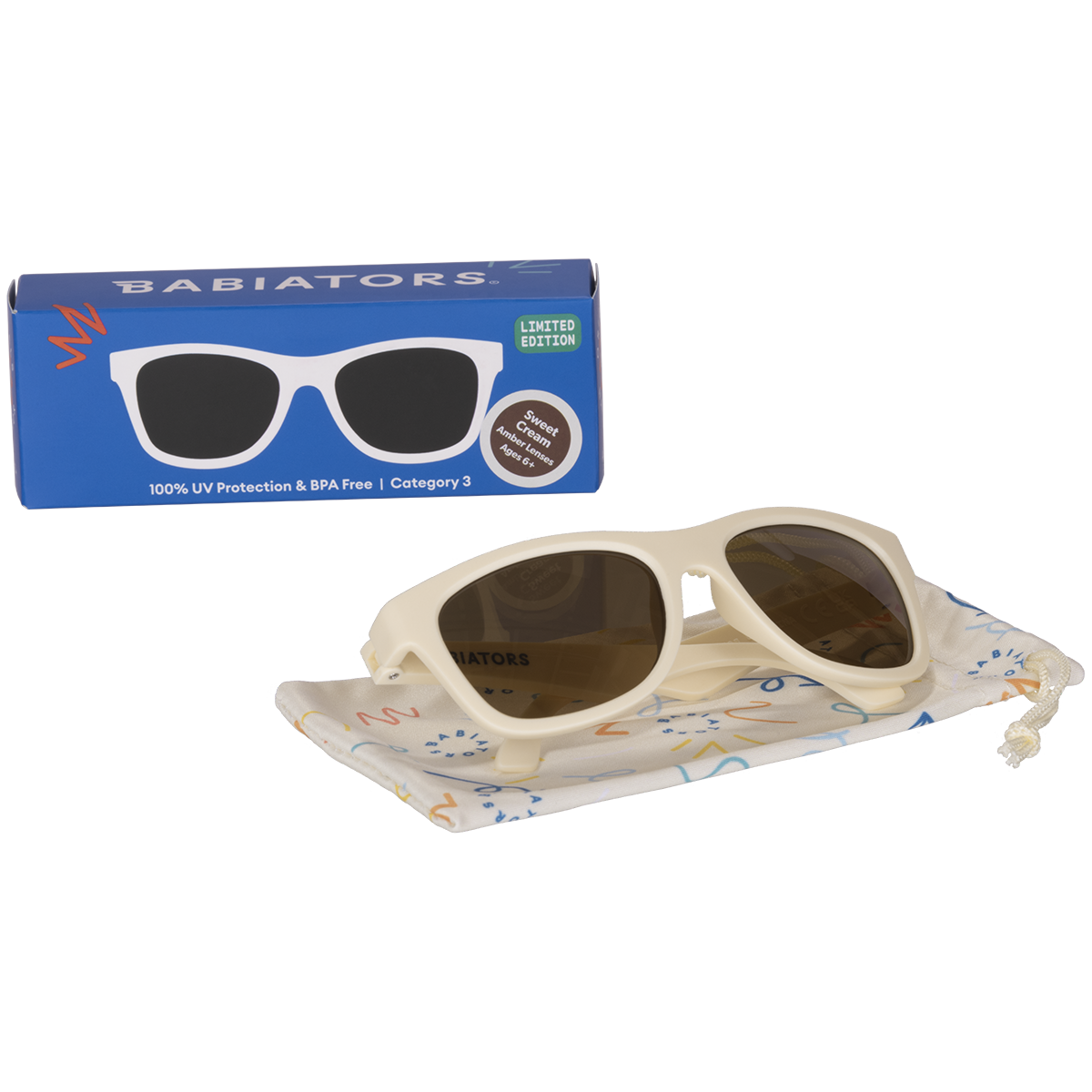 Non-Polarized Navigator Sunglasses | Sweet Cream