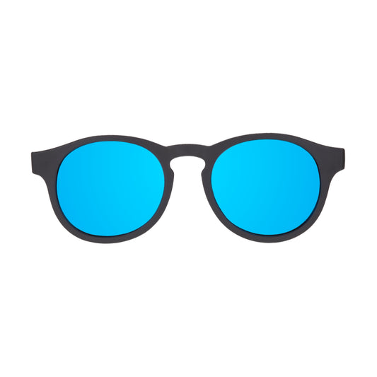 Polarized Keyhole Sunglasses | Jet Black