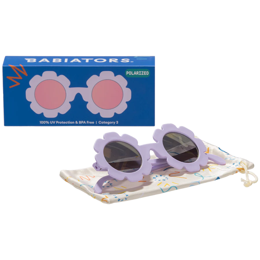 Lunettes de soleil polarisées à motif floral | Iris irrésistible