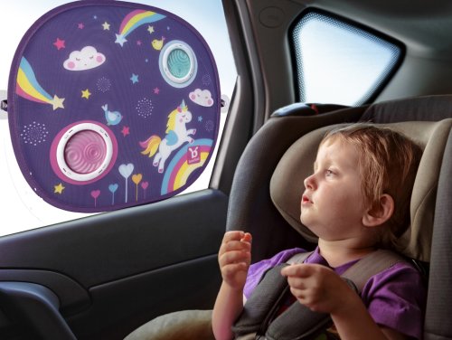 Unicorn Round Car Sunshade