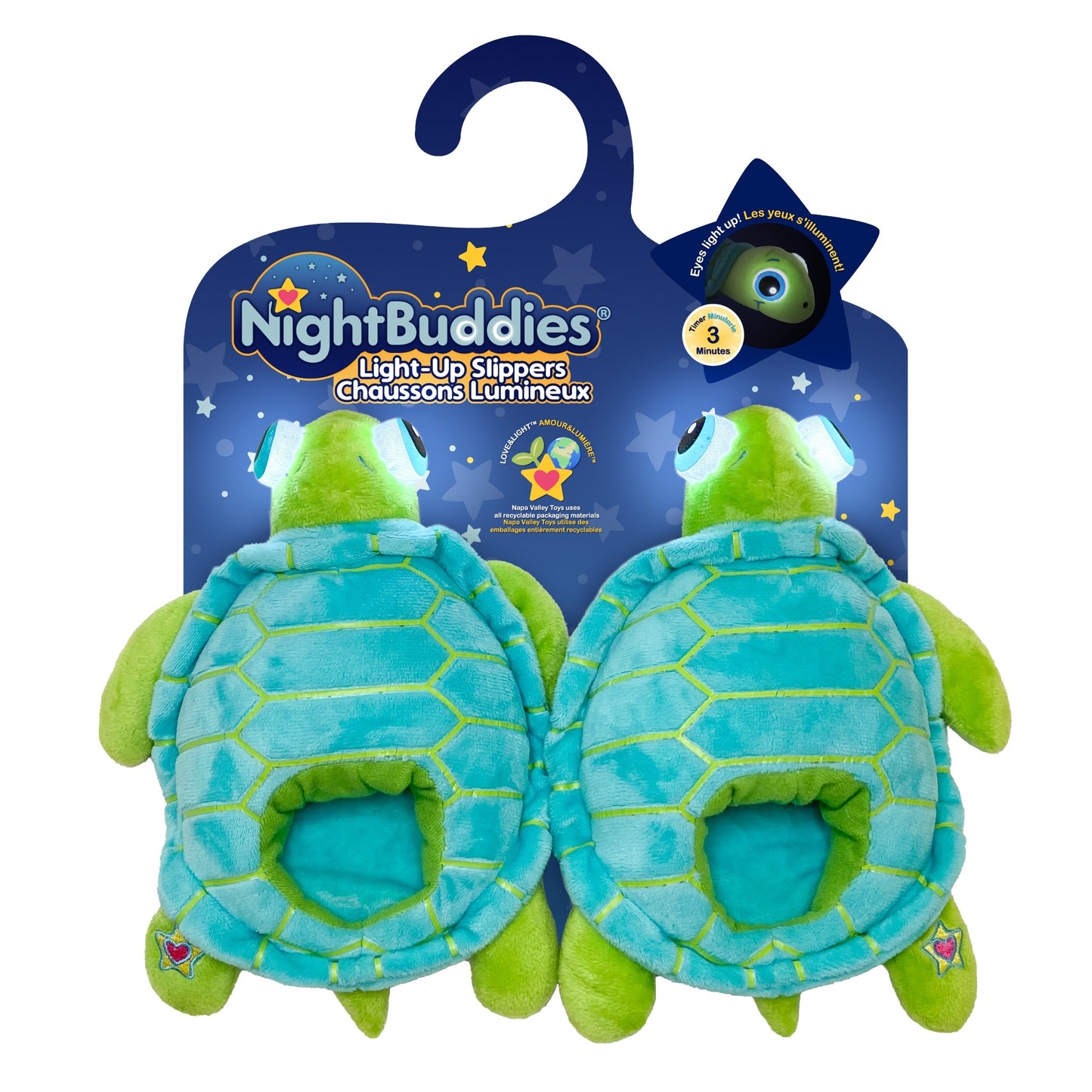 Turtle Light-Up Slippers