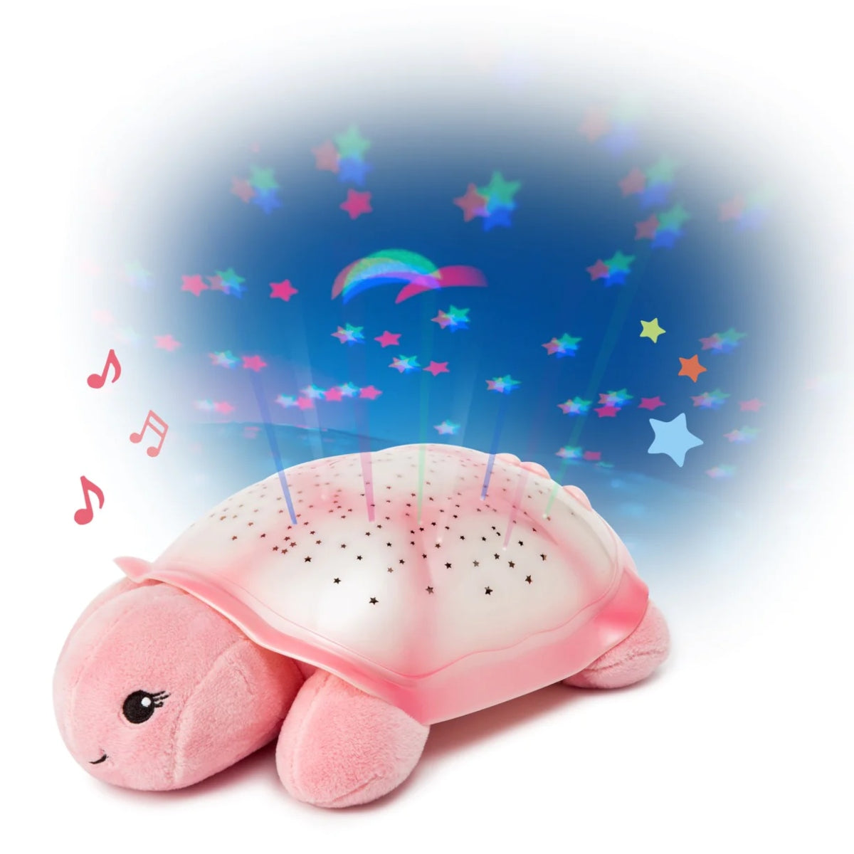 Twinkling Twilight Turtle | Pink Star Projector Nightlight