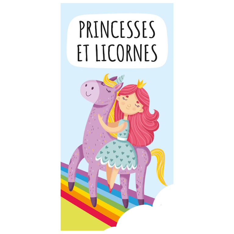 Princesses et licornes | Children’s Puzzle & Storybook Set | French Edition