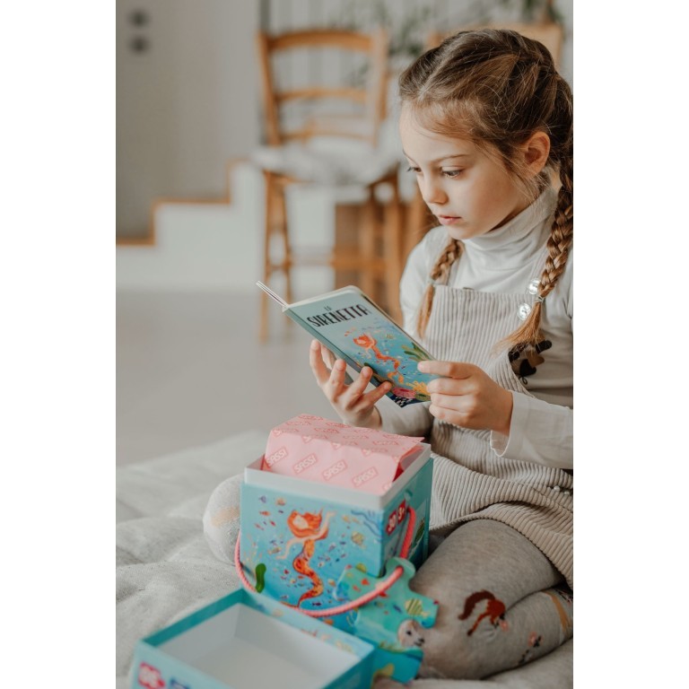 La Petite Sirène | Children’s Puzzle & Storybook Set | French Edition