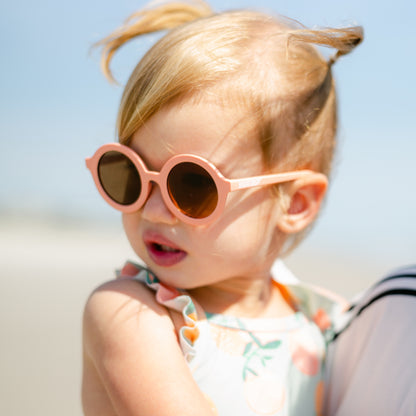 Ltd Euro Round Sunglasses "Peachy Keen''
