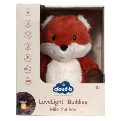 LoveLight™ Buddies | Milo The Fox Soothing Sound Machine