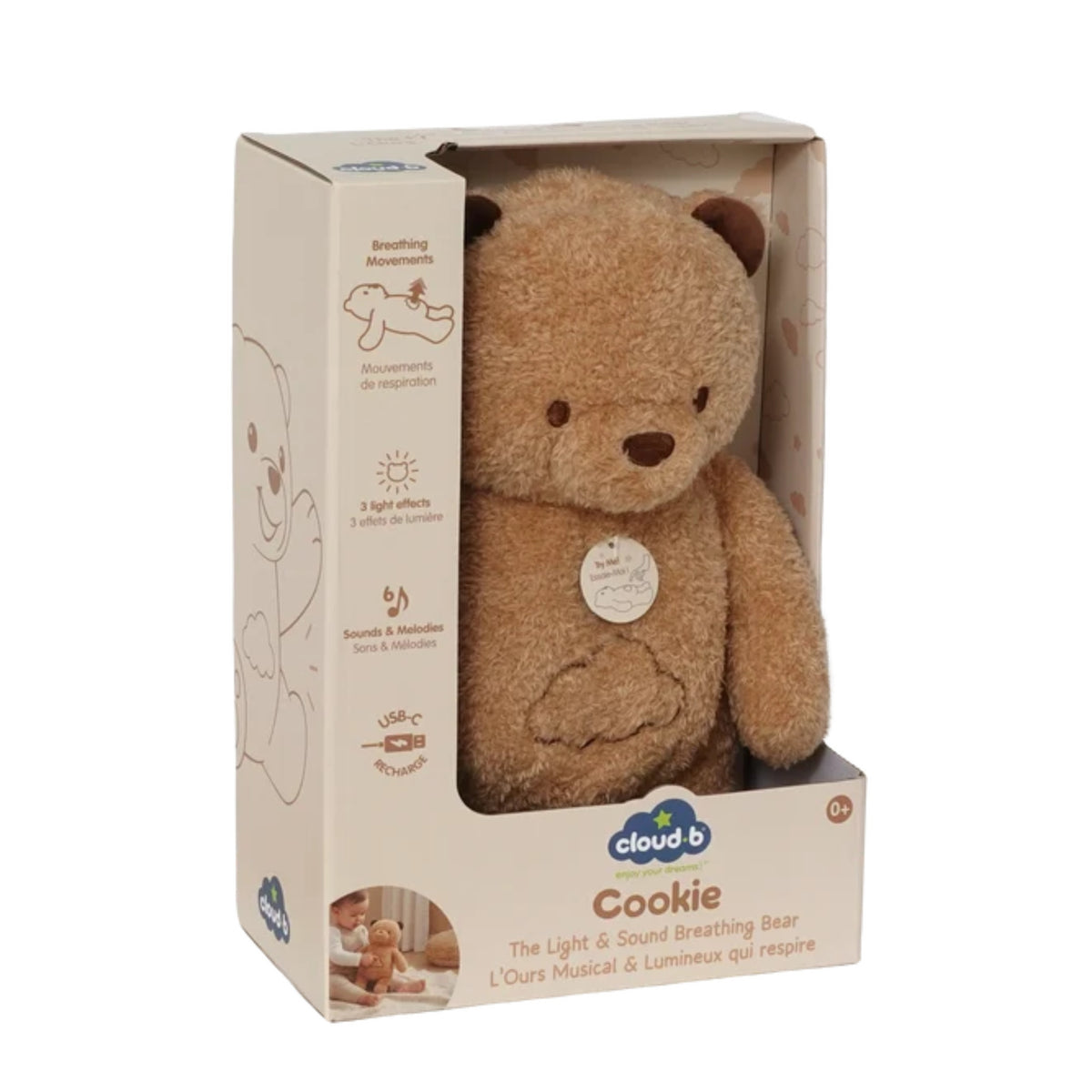 Cookie - the Light & Sound Breathing Bear