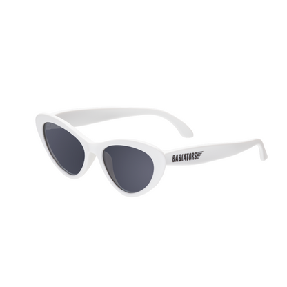 Non-Polarized Cat-Eye Sunglasses | Wicked White
