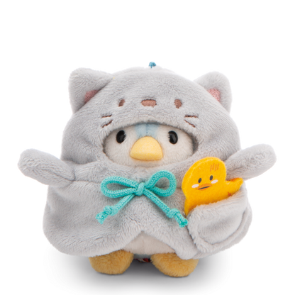 Nici MyMochi 8cm Waddle Penguin Plush – Duck & Cat Costume