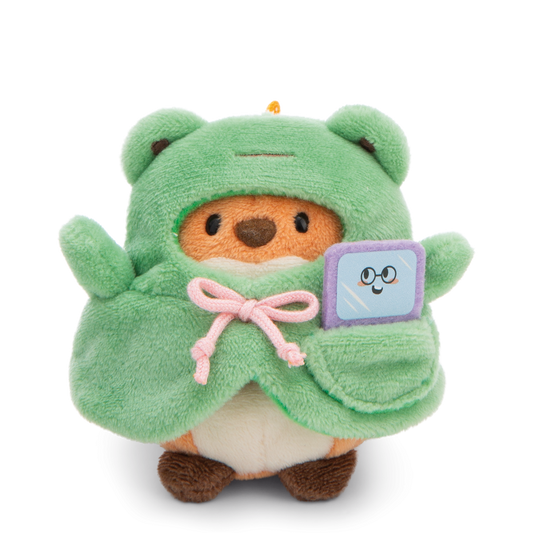 Nici MyMochi 8cm Geeks Fox Plush – Video Game and Frog Costume