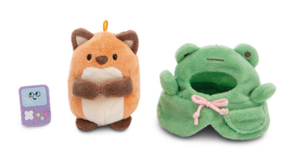 Nici MyMochi 8cm Geeks Fox Plush – Video Game and Frog Costume