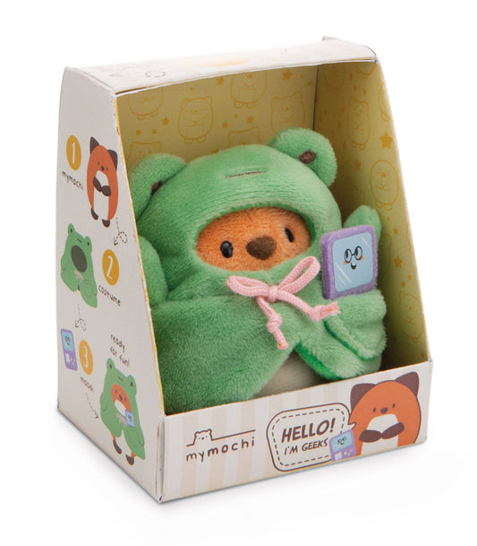 Nici MyMochi 8cm Geeks Fox Plush – Video Game and Frog Costume