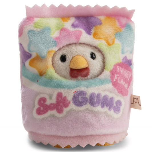 MyMochi 8cm Keko Rooster Soft Toy Set with Star & Soft Gum Bag Costume