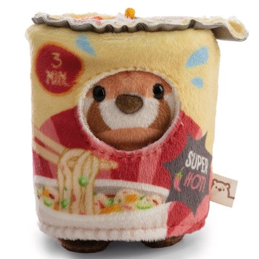 MyMochi 8cm Akai Red Panda Soft Toy Set with Spice Accessory & Instant Noodle Costume
