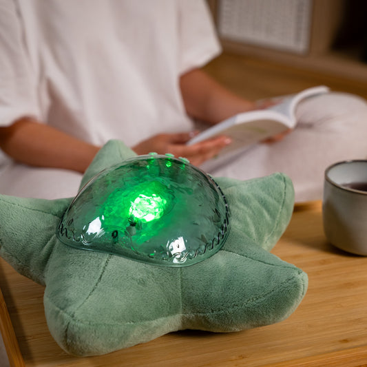 Tranquil Zen Lotus™ Calming Light & Sound Machine | Sensory Sleep Aid Night Light