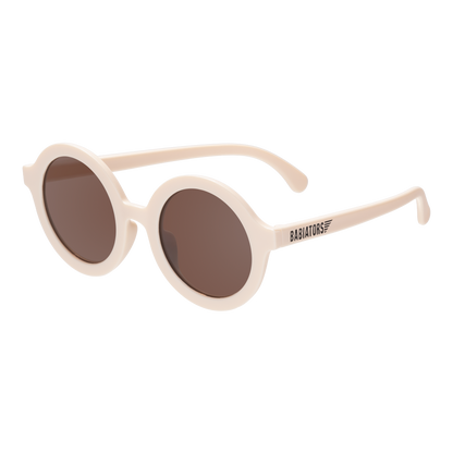 Euro Round Sunglasses | "Sweet Cream"
