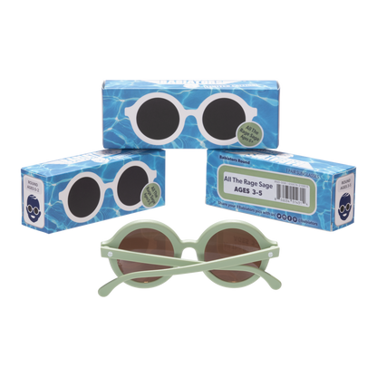 Euro Round Sunglasses | "All The Rage Sage"