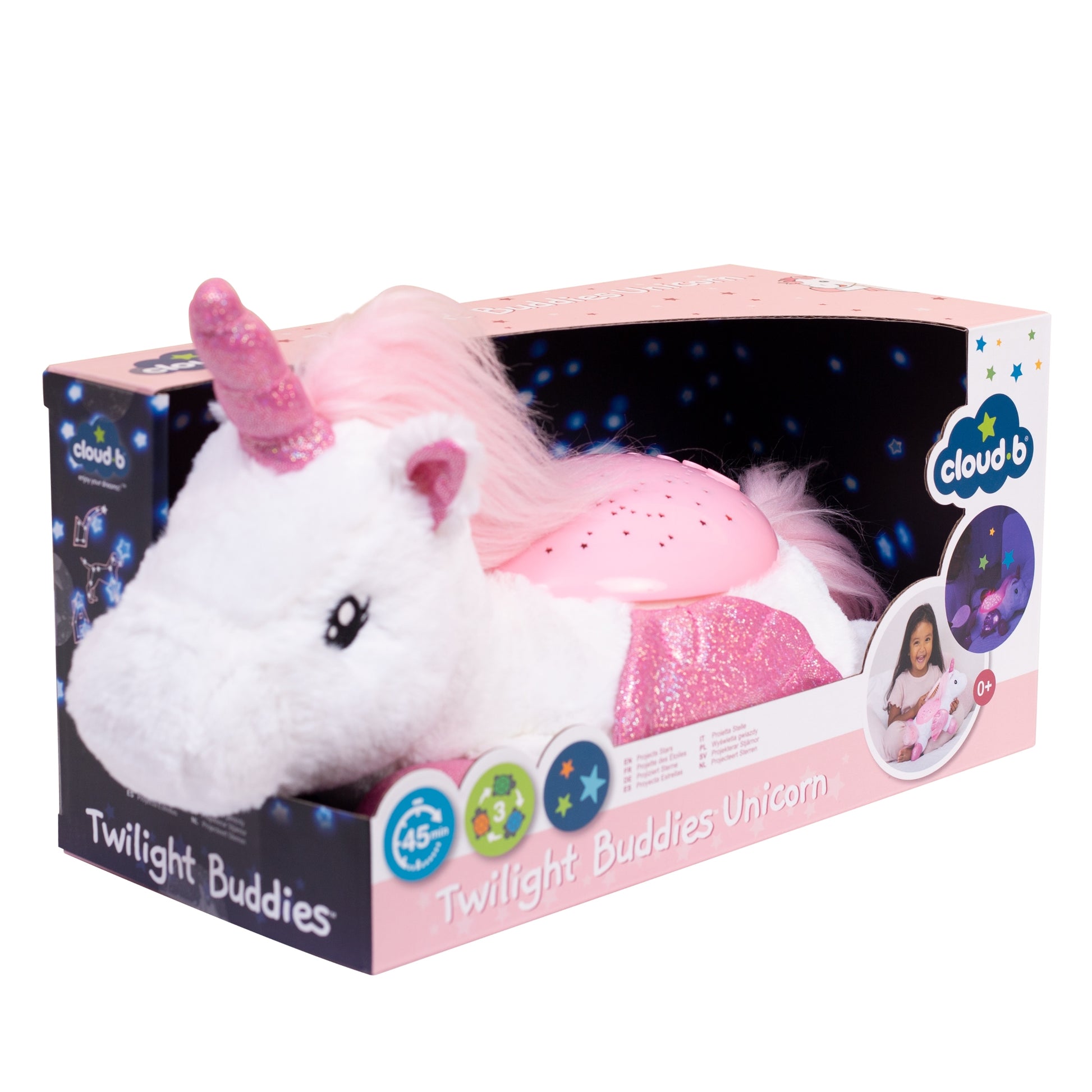 Twilight Buddies | Winged Unicorn Projecting Night Light