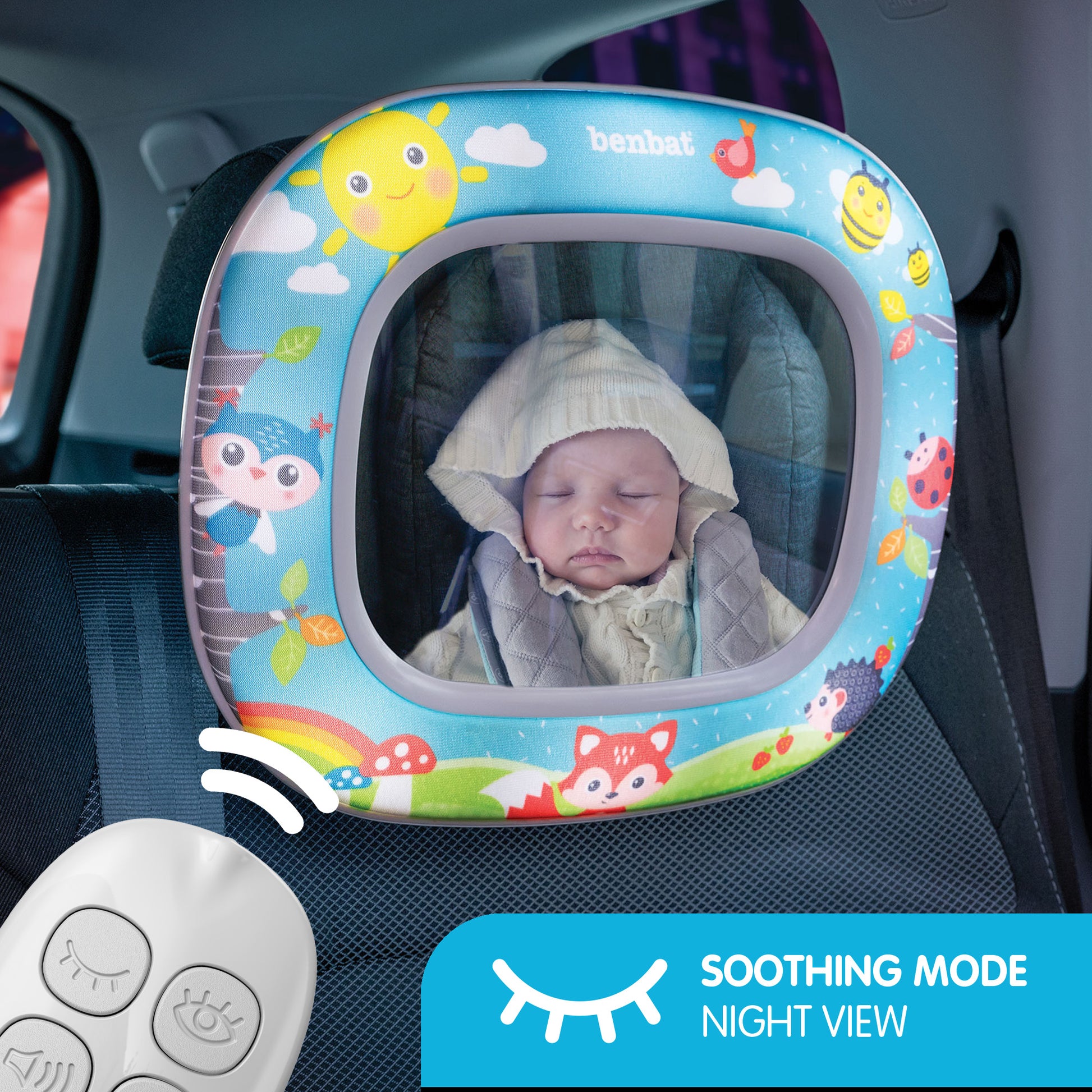 Night & Day Car Mirror Forest fun