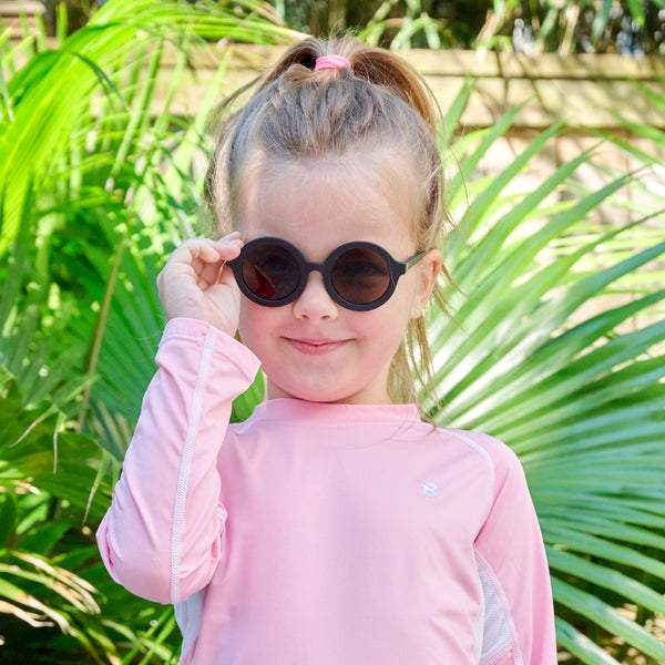 Euro Round Sunglasses | Jet Black