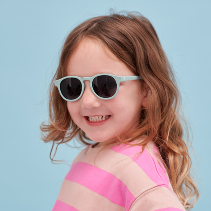 Non-Polarized Keyhole Sunglasses | Baby Blue
