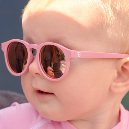 Blue Series Polarized Keyhole Sunglasses | Pretty in Pink