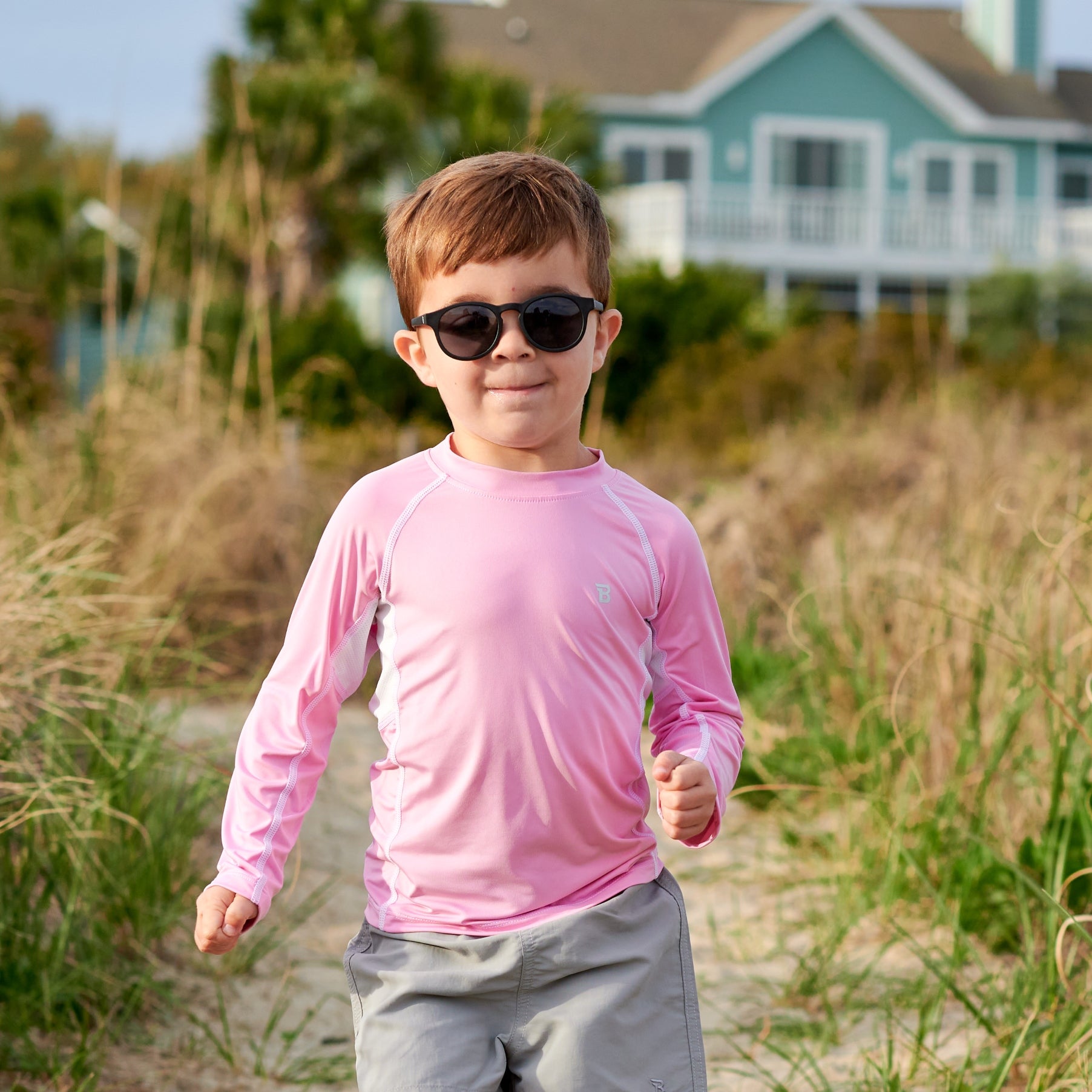 Non-Polarized Keyhole Sunglasses | Jet Black