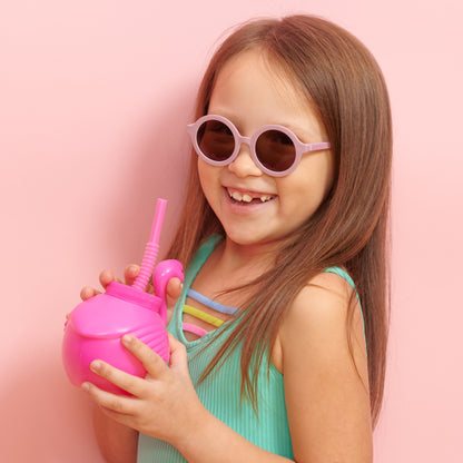 Euro Round Sunglasses | Playfully Plum