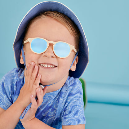 Non-Polarized Keyhole Sunglasses | Sweet Cream